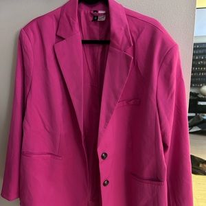 H&M Pink Coat, size L